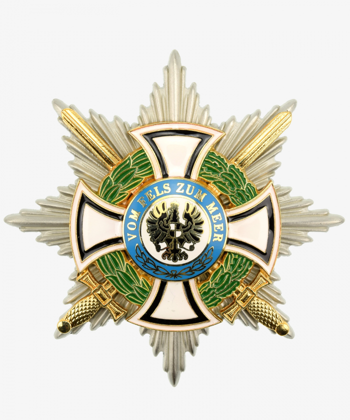 Prussia Royal House Order of Hohenzollern Breast Star of the Commander